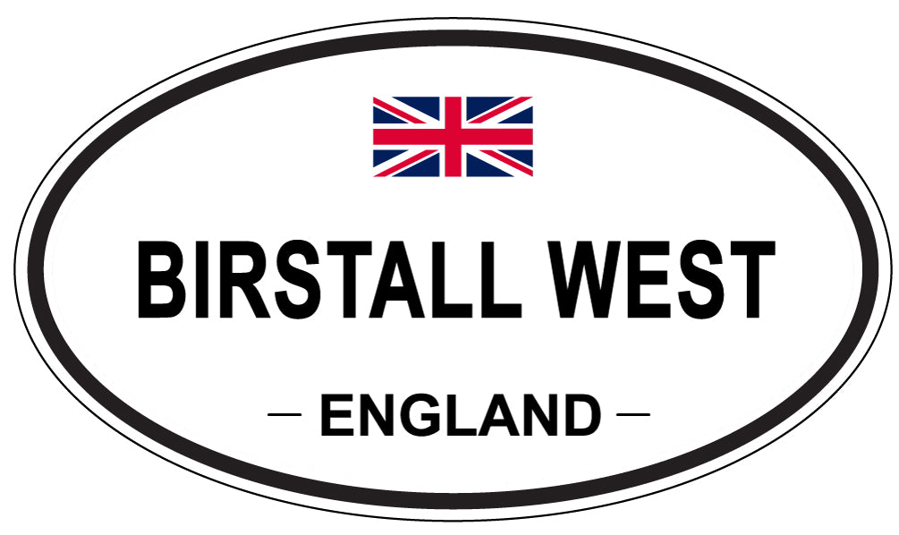 BIRSTALL WEST, England - Oval Magnet