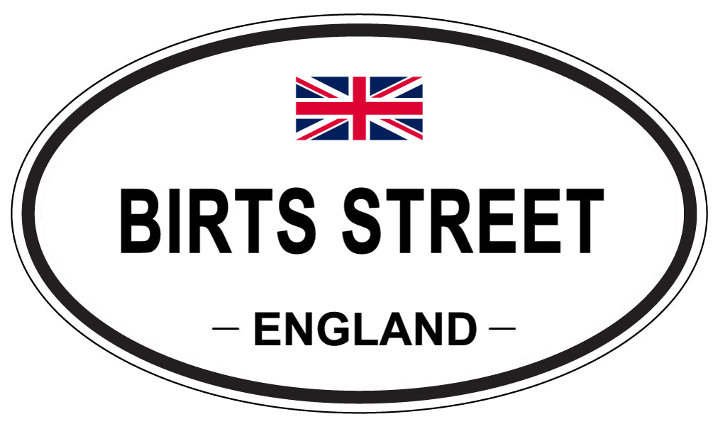 BIRTS STREET, England - Oval Magnet