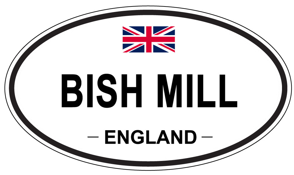 BISH MILL, England - Oval Magnet