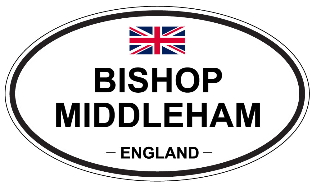 BISHOP MIDDLEHAM, England - Oval Magnet