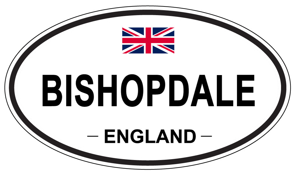 BISHOPDALE, England - Oval Magnet