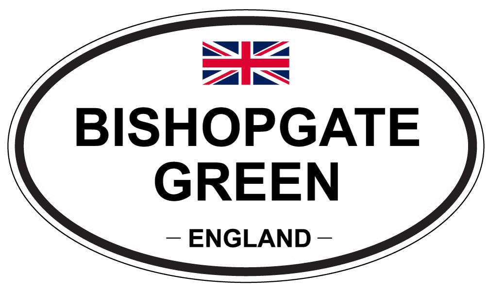 BISHOPGATE GREEN, England - Oval Magnet