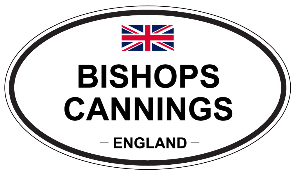 BISHOPS CANNINGS, England - Oval Magnet