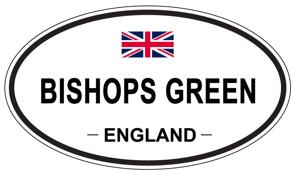 BISHOPS GREEN, England - Oval Magnet