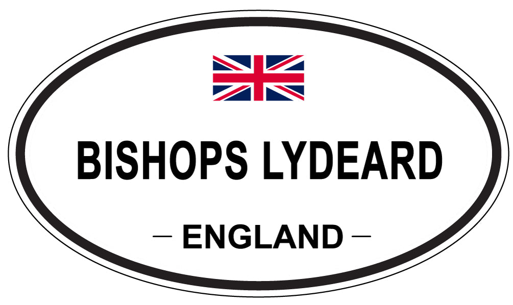 BISHOPS LYDEARD, ENGLAND - Oval Sticker
