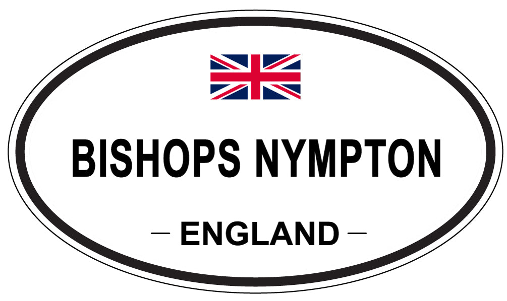 BISHOPS NYMPTON, England - Oval Magnet