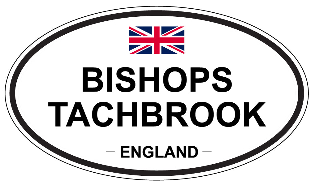 BISHOPS TACHBROOK, ENGLAND - Oval Sticker