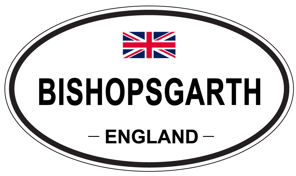 BISHOPSGARTH, England - Oval Magnet