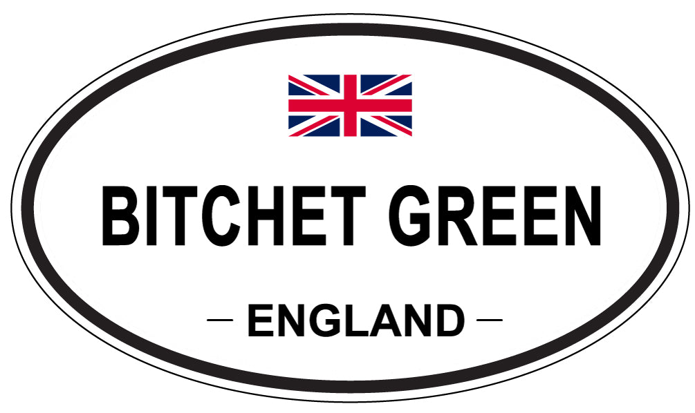 BITCHET GREEN, England - Oval Magnet