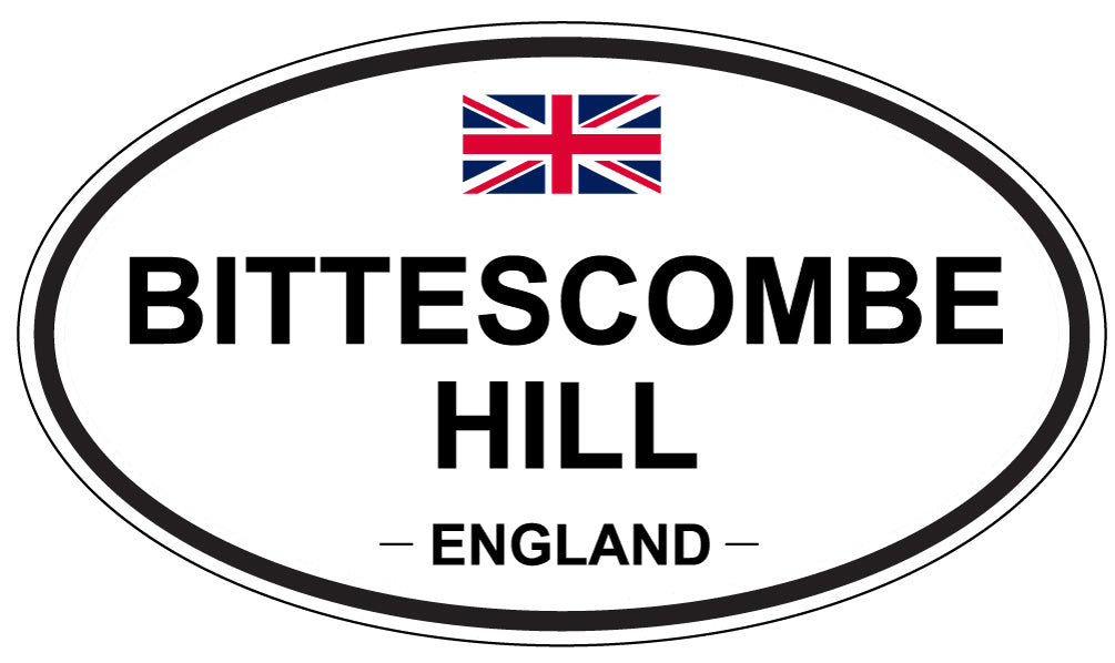 BITTESCOMBE HILL, England - Oval Magnet
