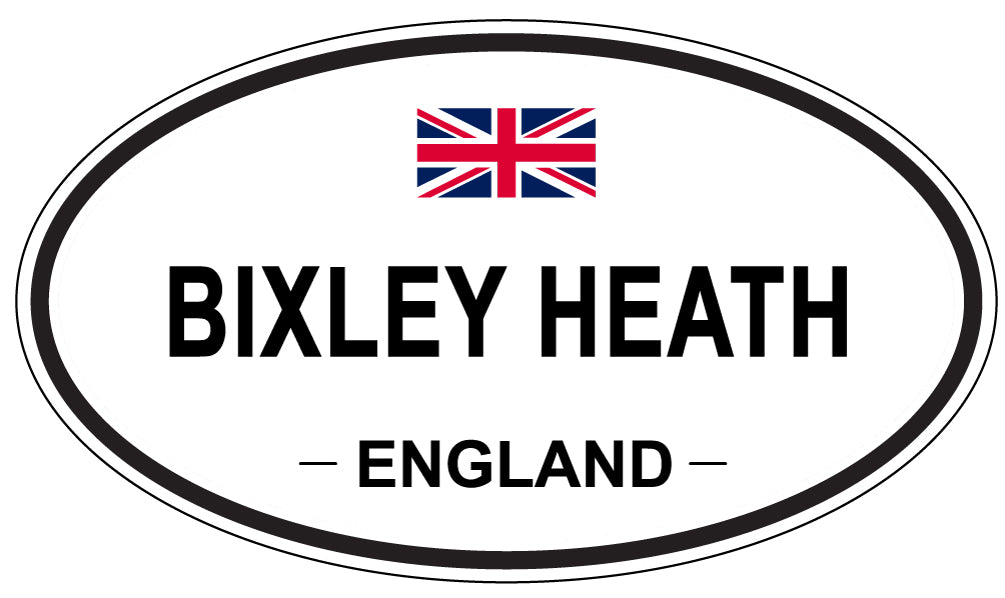 BIXLEY HEATH, ENGLAND - Oval Sticker