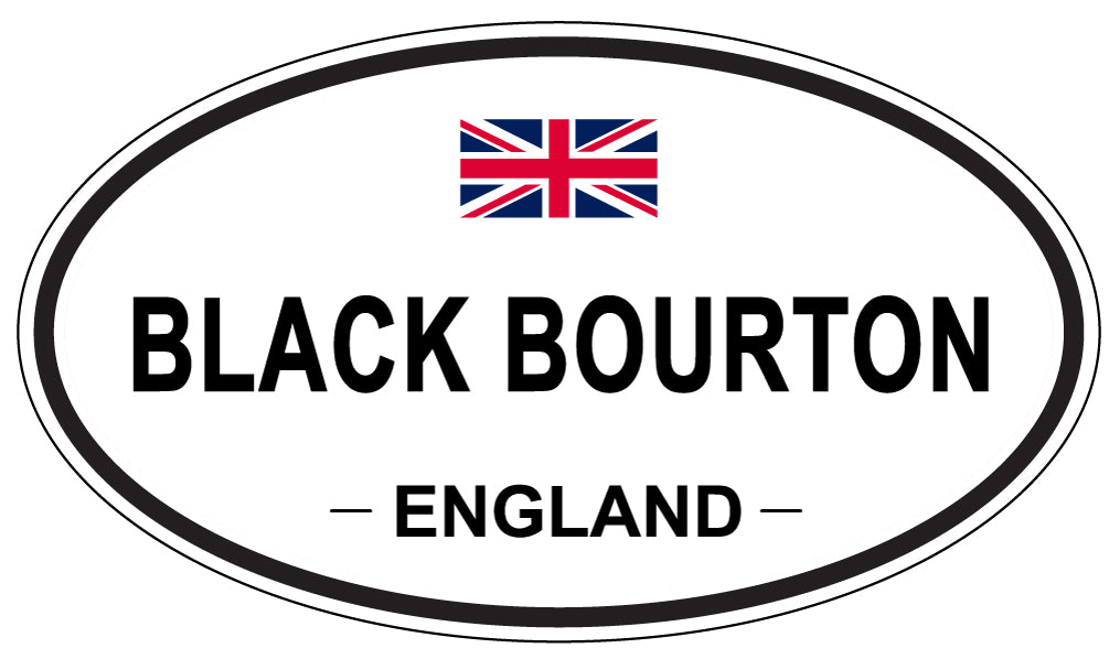 BLACK BOURTON, England - Oval Magnet