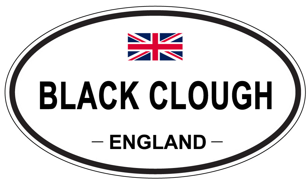 BLACK CLOUGH, England - Oval Magnet