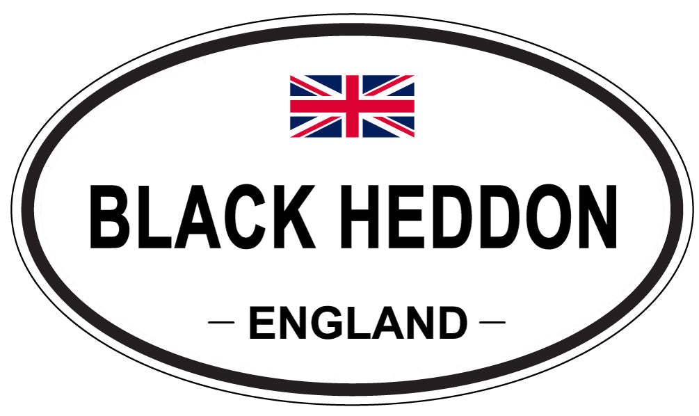 BLACK HEDDON, England - Oval Magnet