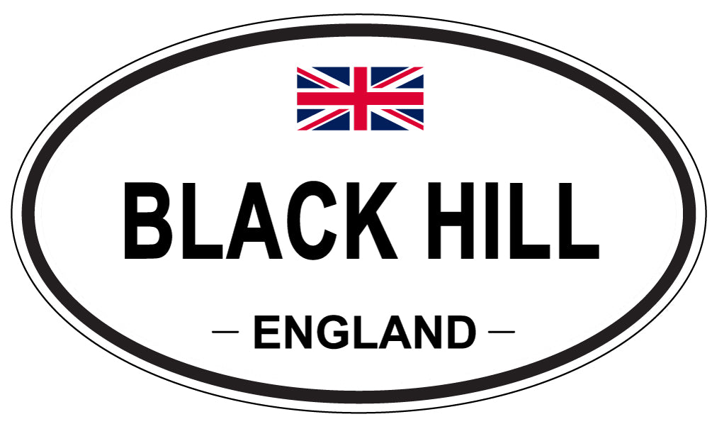BLACK HILL, England - Oval Magnet
