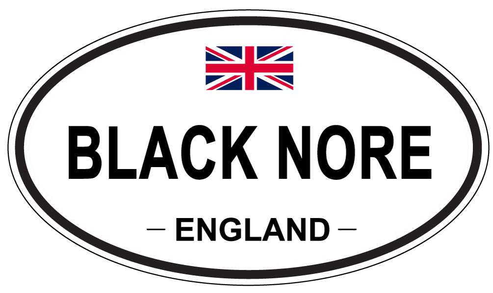 BLACK NORE, England - Oval Magnet