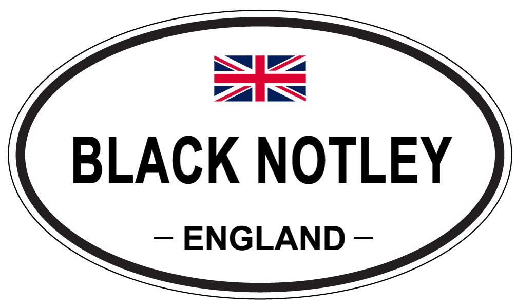 BLACK NOTLEY, England - Oval Magnet