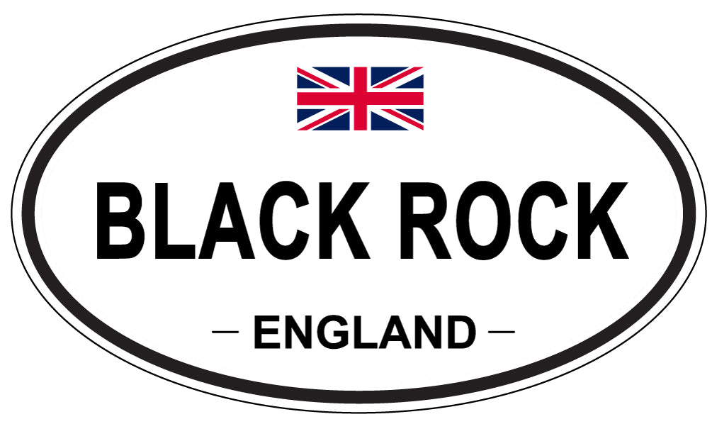 BLACK ROCK, England - Oval Magnet