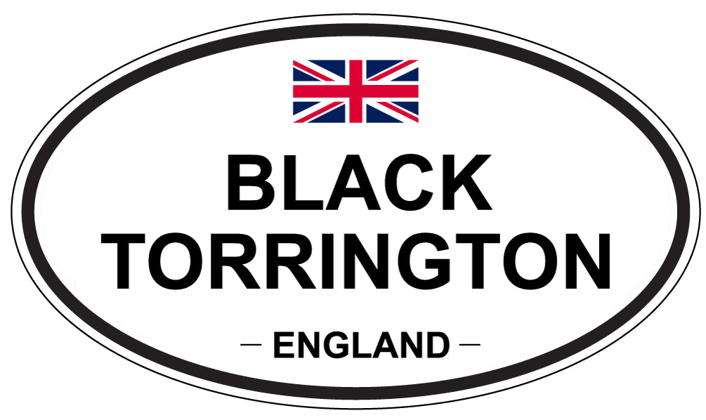 BLACK TORRINGTON, ENGLAND - Oval Sticker