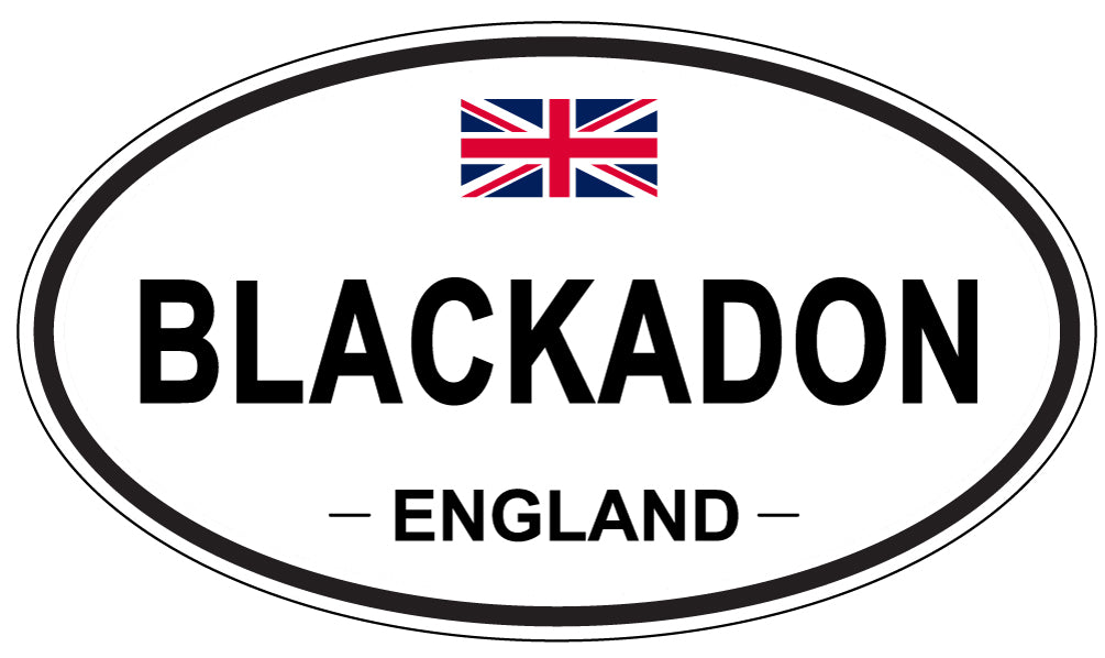 BLACKADON, England - Oval Magnet