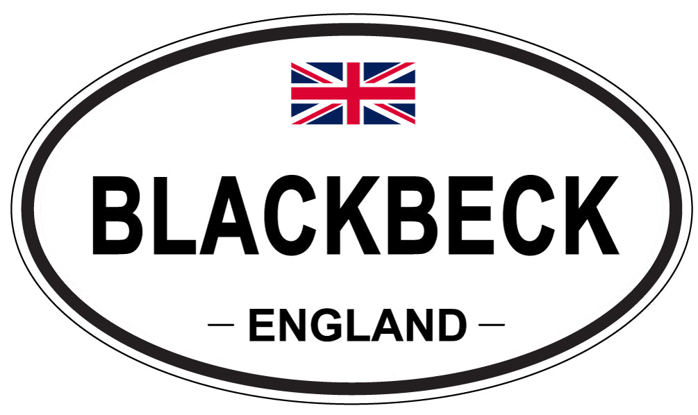 BLACKBECK, England - Oval Magnet