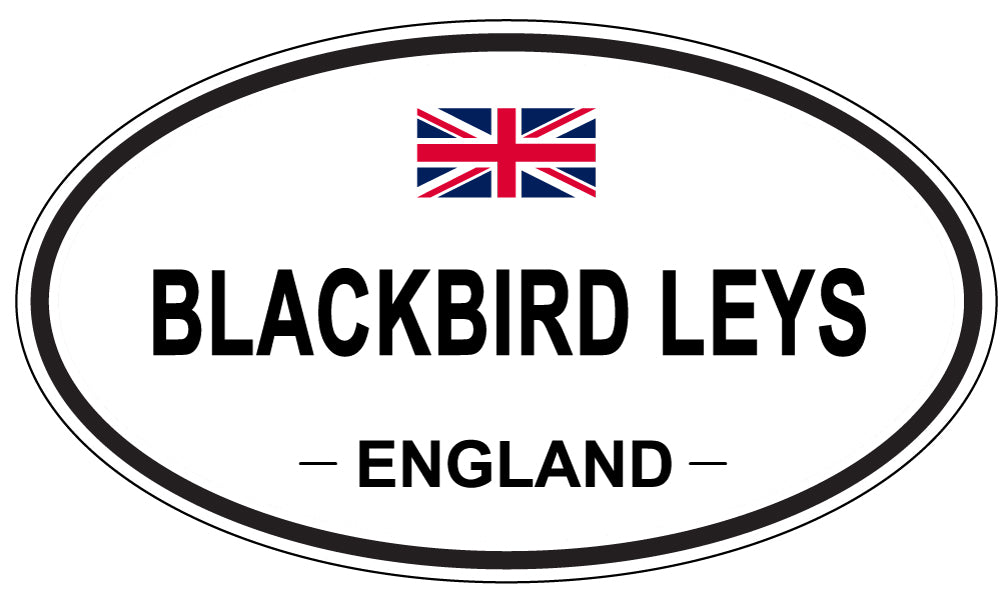 BLACKBIRD LEYS, England - Oval Magnet
