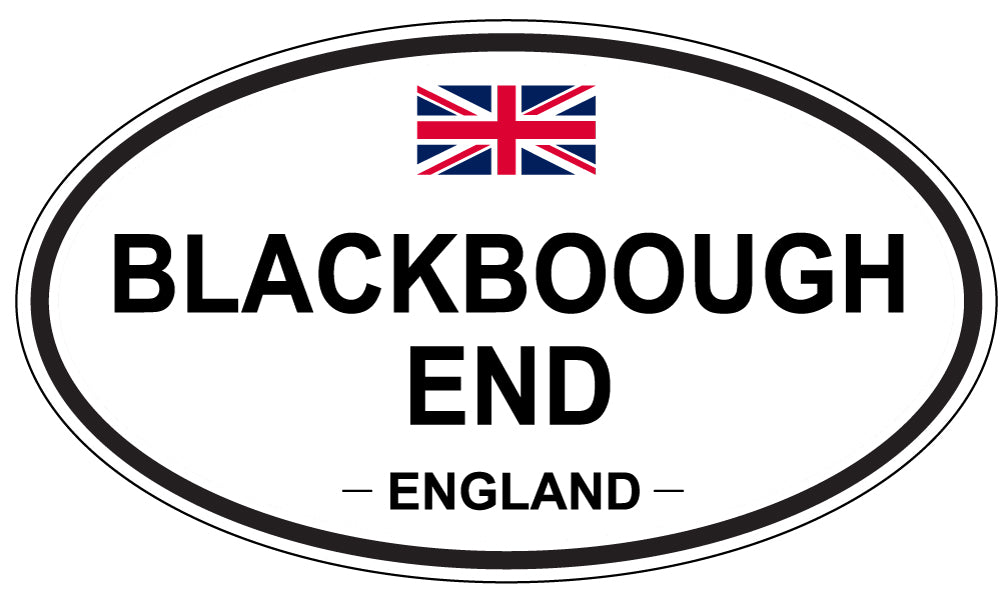 BLACKBOROUGH END, ENGLAND - Oval Sticker