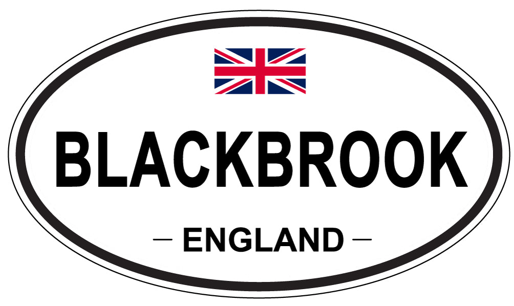 BLACKBROOK, England - Oval Magnet