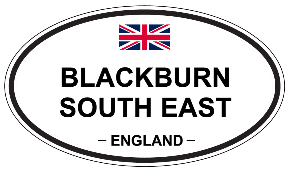 BLACKBURN SOUTH EAST, England - Oval Magnet