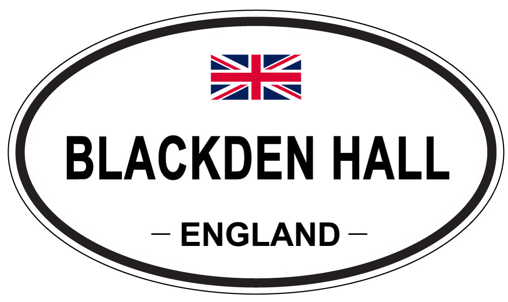 BLACKDEN HALL, England - Oval Magnet