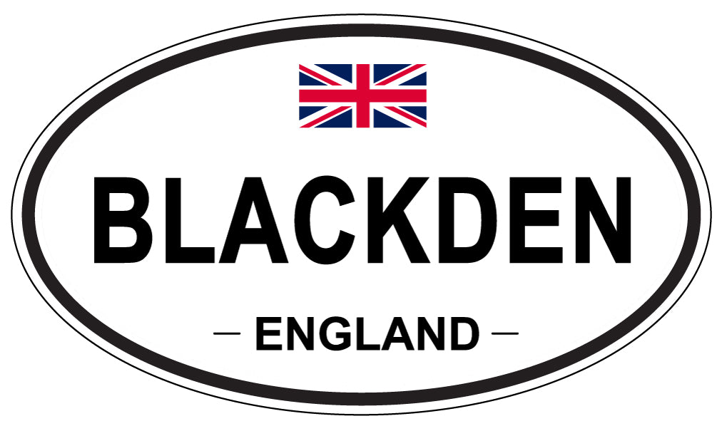 BLACKDEN, England - Oval Magnet