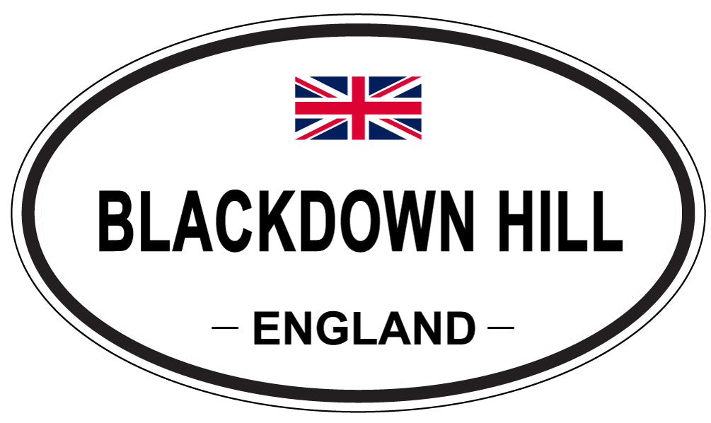 BLACKDOWN HILL, England - Oval Magnet