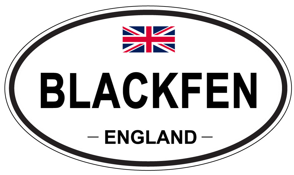 BLACKFEN, ENGLAND - Oval Sticker
