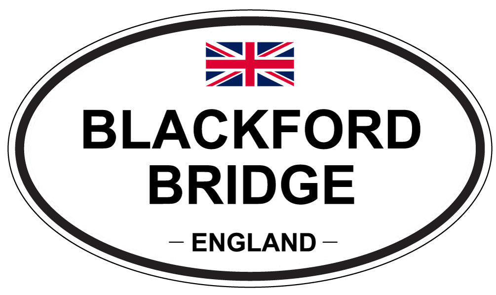 BLACKFORD BRIDGE, England - Oval Magnet