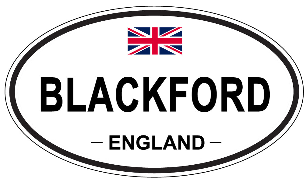BLACKFORD, ENGLAND - Oval Sticker