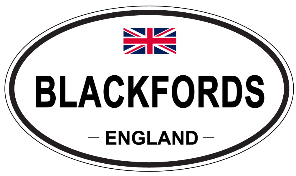 BLACKFORDS, ENGLAND - Oval Sticker