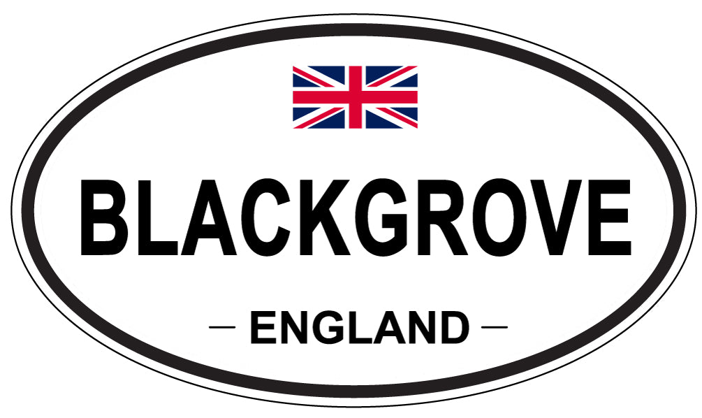 BLACKGROVE, England - Oval Magnet