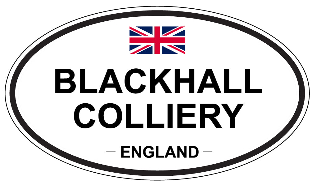 BLACKHALL COLLIERY, England - Oval Magnet