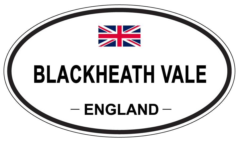 BLACKHEATH VALE, ENGLAND - Oval Sticker