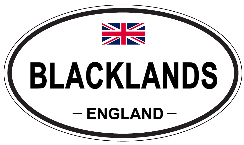 BLACKLANDS, England - Oval Magnet