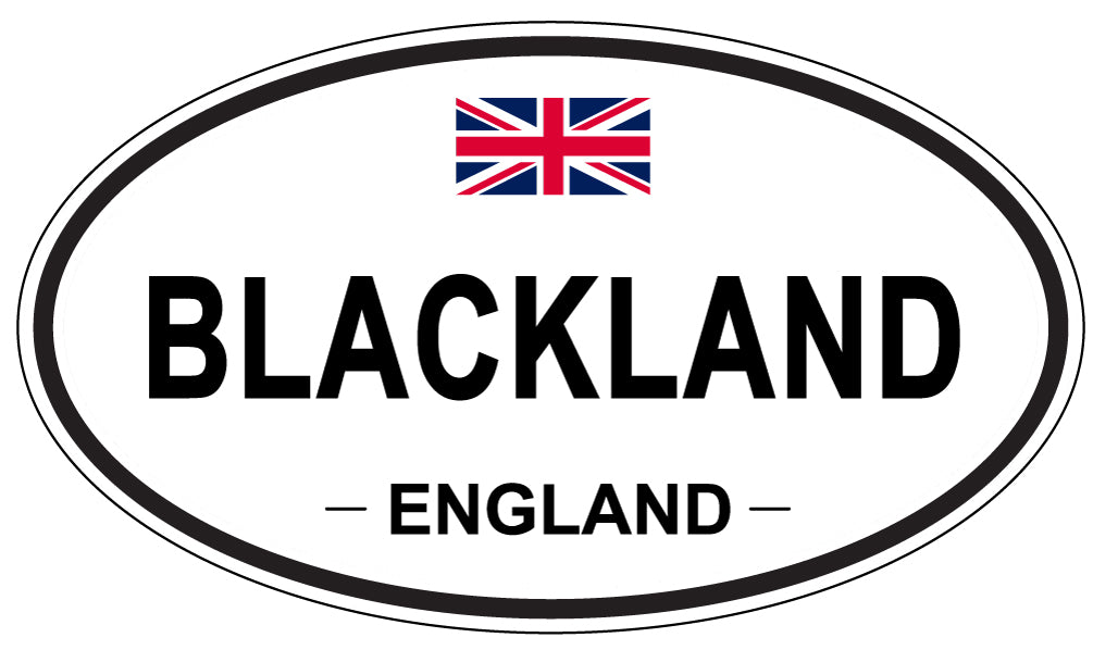 BLACKLAND, England - Oval Magnet
