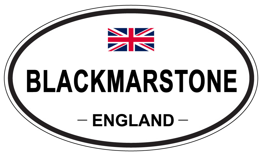 BLACKMARSTONE, ENGLAND - Oval Sticker