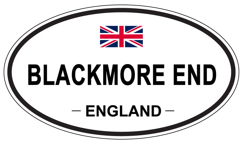 BLACKMORE END, England - Oval Magnet