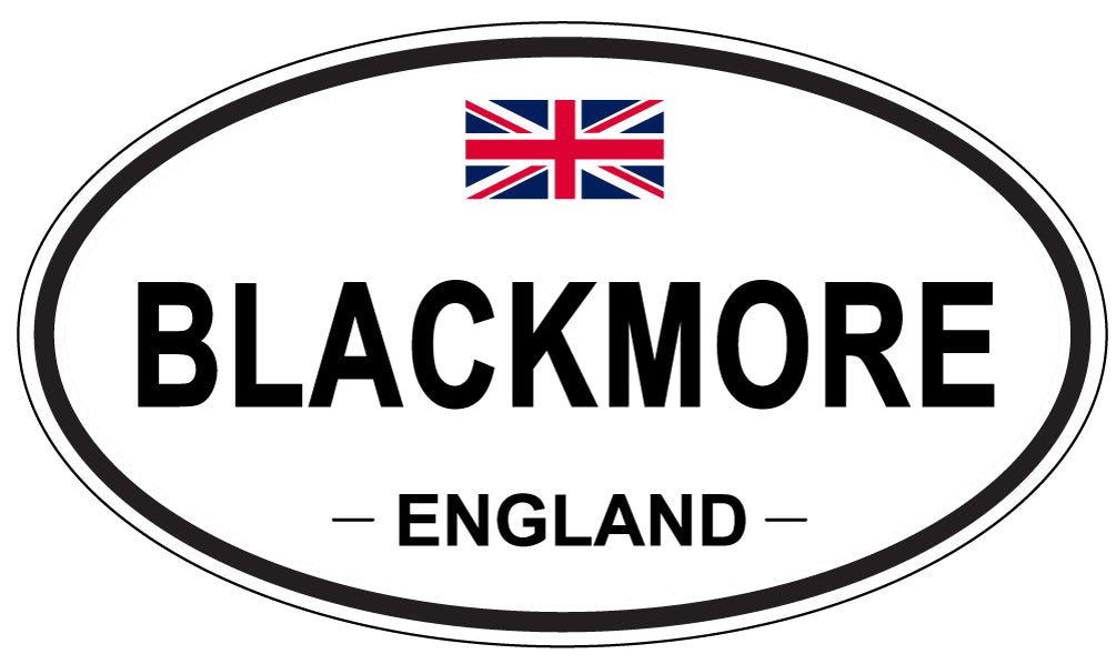 BLACKMORE, England - Oval Magnet