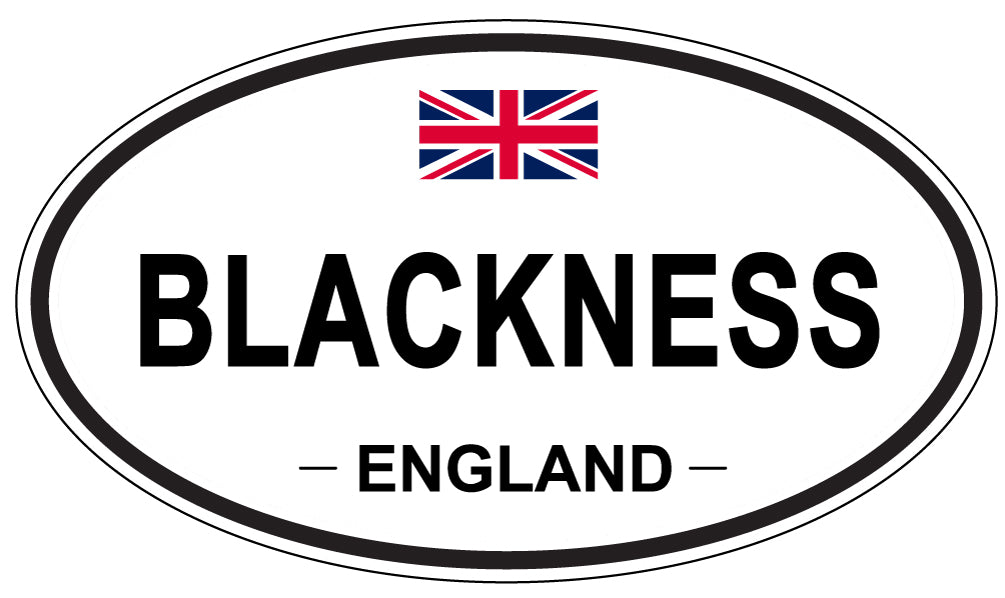 BLACKNESS, England - Oval Magnet