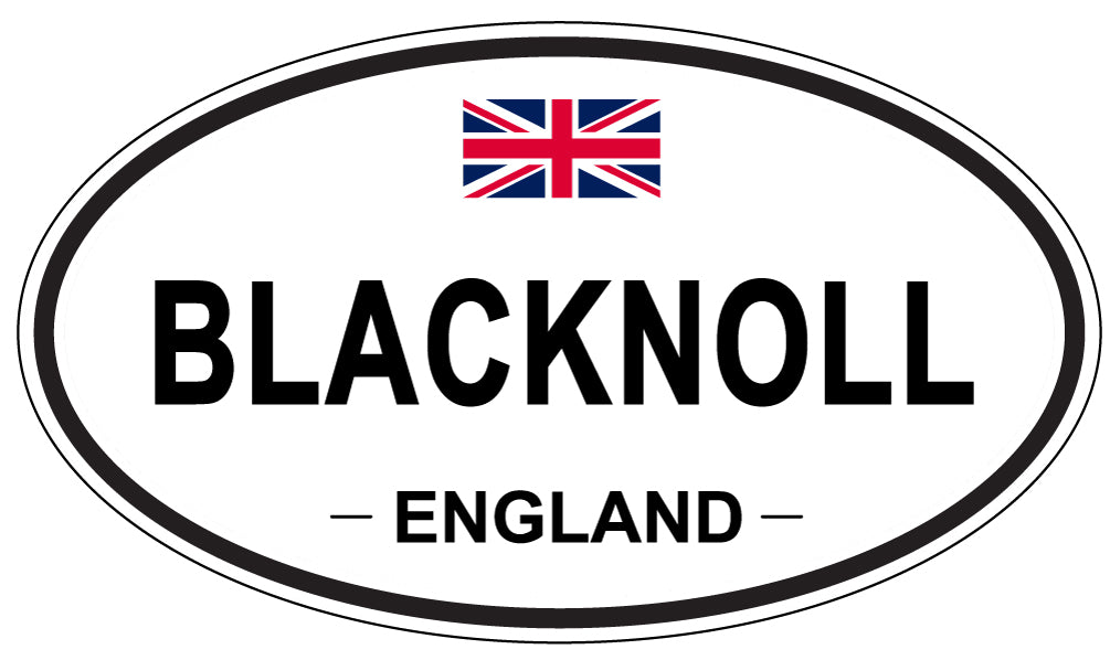 BLACKNOLL, ENGLAND - Oval Sticker