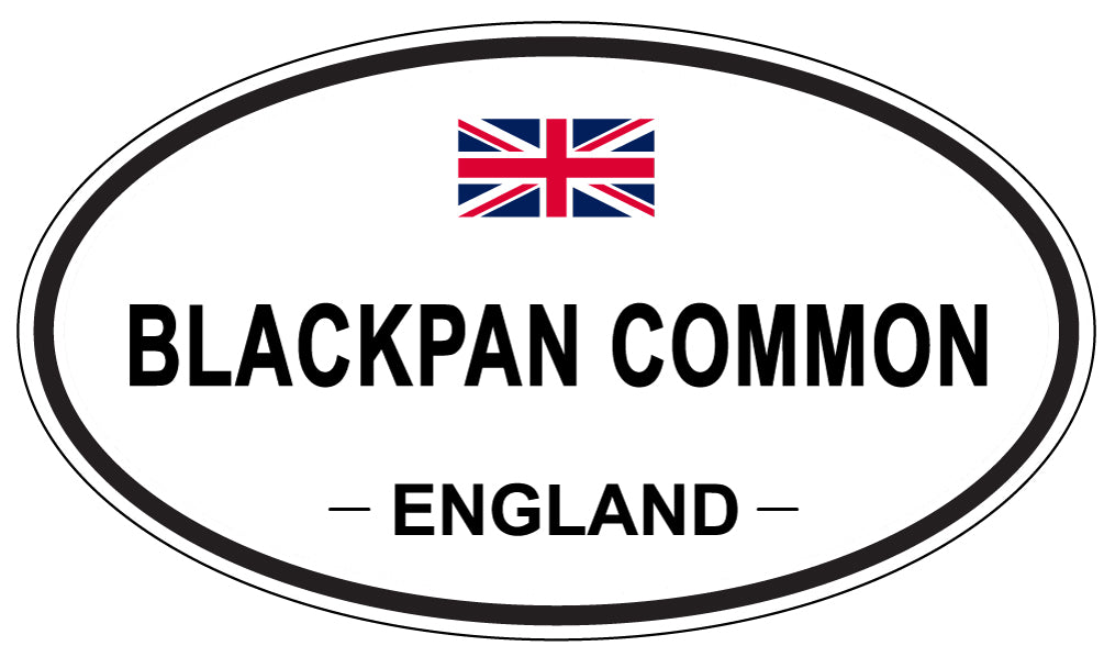 BLACKPAN COMMON, ENGLAND - Oval Sticker