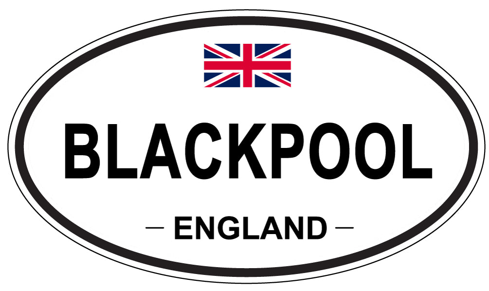 BLACKPOOL, England - Oval Magnet