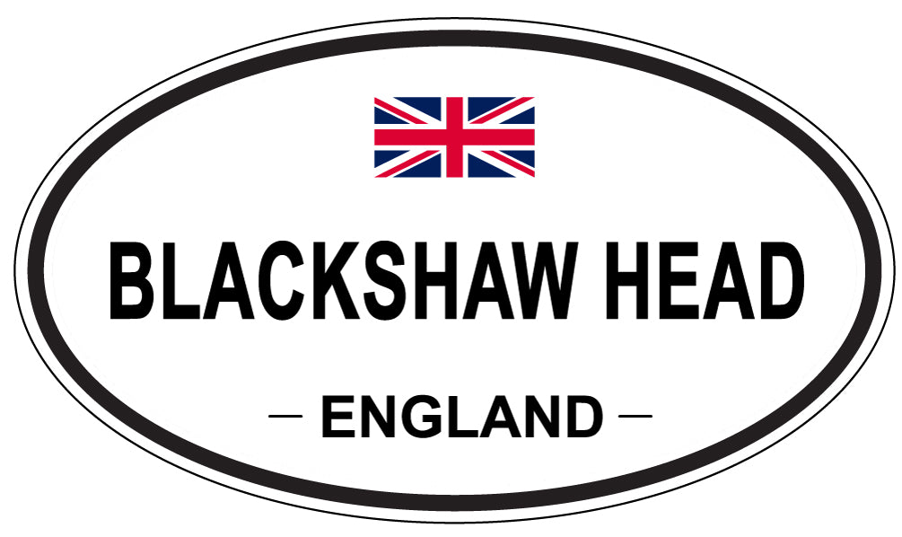 BLACKSHAW HEAD, England - Oval Magnet