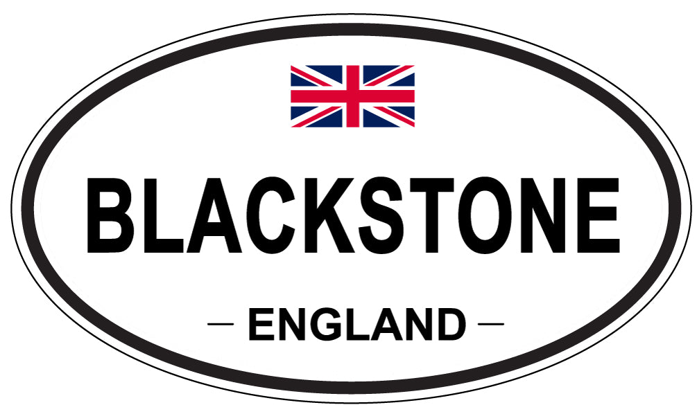BLACKSTONE, England - Oval Magnet